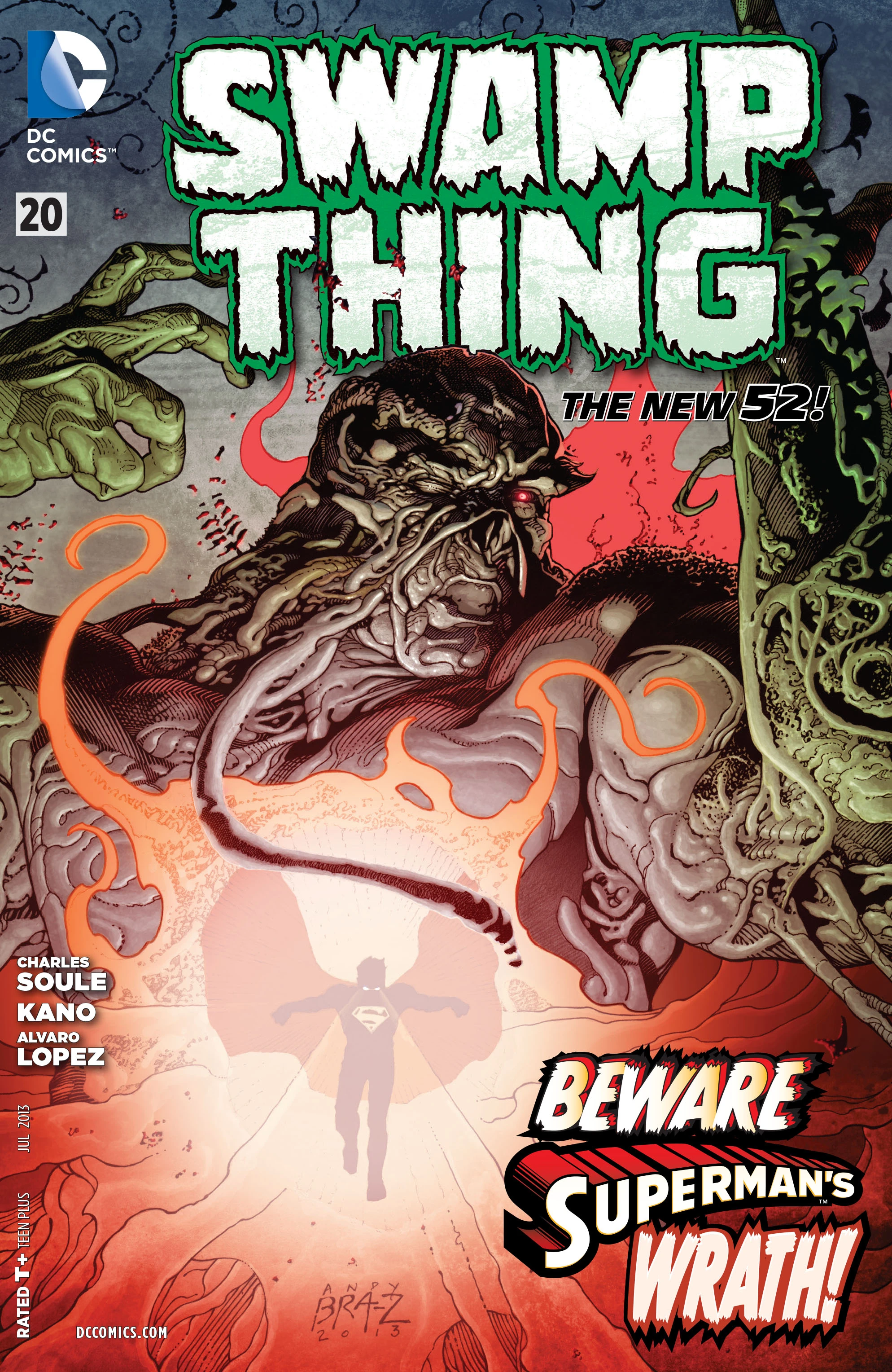 Swamp Thing #20 (DC, 2013 — Cover A) cover